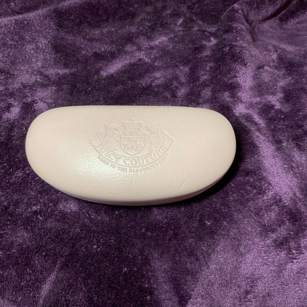 Juicy Couture Cream Sunglasses Case